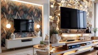 Tv unit design 2025 Stylish Modern Living Room Design Ideas 2025 | TV Wall Units & Latest Home
