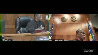 Hon. J. Cedric Simpson's Landlord Tenant Docket on 11/04/2025