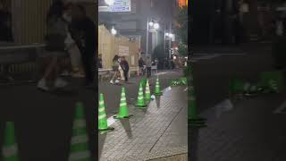 大久保公園でたちんぼと援交ジジイがケンカ　#大久保公園