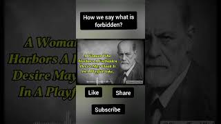 How we say what is forbidden? #sigmundfreud #psychologyshorts #unconsciousmind #selfhelp #memory