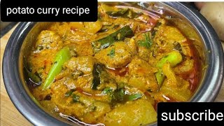 Potato curry recipe subscribe for more and support me