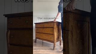 Did I make the right choice??? #furnituremakeover #furnitureflip #beforeandafter re