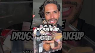 FULL FACE DRUGSTORE GLAM 👍🏽 #drugstoremakeup #makeuptutorial #glam #affordablemakeup