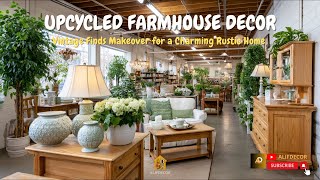 Upcycled Farmhouse Decor 🪵✨ | Vintage Finds Makeover for a Charming Rustic Home