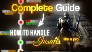 How to Handle Insults like a PRO🌟 | you wont need another video...