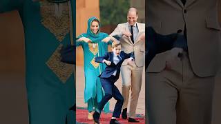 George dances cool, parents join in! 😎#royalfamily #princegeorge #princewilliam #princesscatherine
