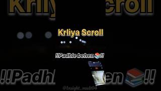 Krlia Scroll📱!Ab Padhle📚 #study #motivation #goals #song #rnb #success#fyp#shorts #fypシ゚