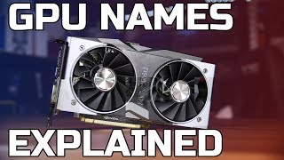 GPU 名の説明 - RTX、GTX、RX...