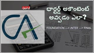HOW TO BECOME  CHARTERED ACCOUNTANT IN TELUGU | సూటిగా సుత్తి లేకుండా | HOW TO BECOME CA |
