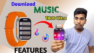 T800 Ultra Smartwatch Mai Music Kaise Download Kare | T800 Ultra Music 🎶 Download