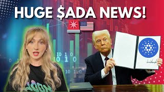 CARDANO IN U.S. CRYPTO RESERVE?!  🤯🇺🇸