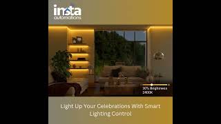 Illuminate Your Space: Smart Lights Brightness Transformation! #homeautomation #smartlighting