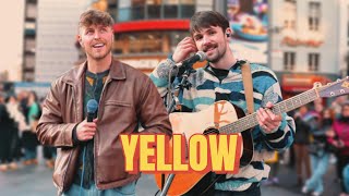 This Guy JOINED Me For A Song, You Won’t BELIEVE His VOICE! - Absolutely UNREAL | Coldplay - Yellow