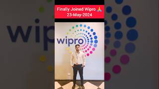 Journey from BCA to Wipro 2024 #wiprojoining #wipro #wilp #joining #onboarding #lifejourney