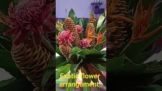 Exotic Flower Arrangement #shortvideo #shorts  #flowers #exoticflowers