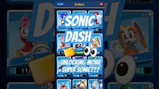 Will I unlock Movie Super Sonic? Let's check today's Sonic Dash Unlocks 🔓 & Level Ups ⬆️ to find out