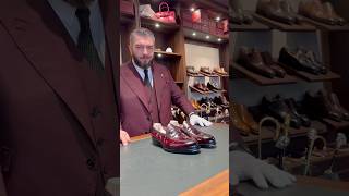 Bespoke shoe with patina and mirror shine. #shoes #mensfashion #bespoke