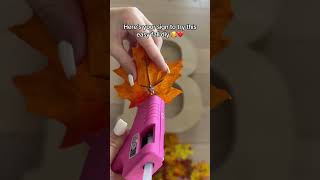 Follow for more easy DIY ideas! 🥰 #falldiy #falldecor  #easydiy  #craftymom #crafts #fallcraft