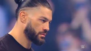 WWE Brock Lesnar vs Roman Reigns and jay uso Jimmy uso👿👿👿