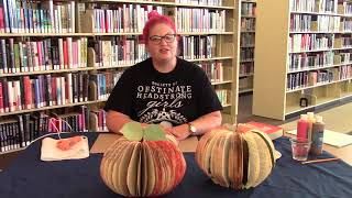 Recycled Book Club: Book Pumpkin