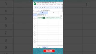 SEQUENCE FORMULA IN EXCEL tricks and tips      #VIBEHUB