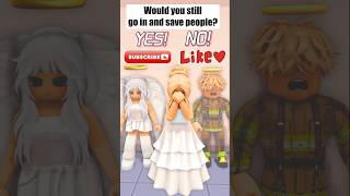 Would you still go in and save people?😭😭😭 | Michael Roblox RP
