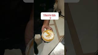 How would you describe this latte art #coffee.