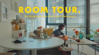 [Room Tour] Plants, Green, and Orange🍊 Introducing the Living Room and Kitchen