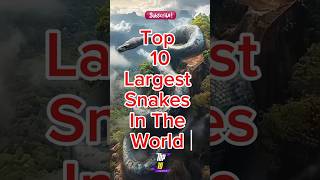 Top 10 Largest Snakes In The World #snake #shorts