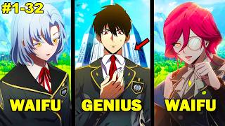 [1-32] Genius Dark Swordsman Returns In Magic Academy! | Manhwa Recap