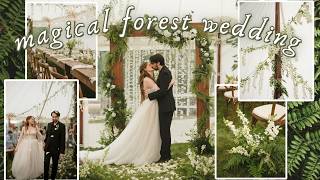 Our DIY Forest Fantasy Wedding 🌲 How I Created My Dream Backyard Tent Wedding