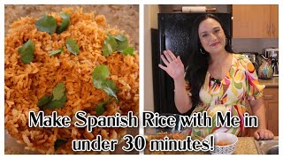 HOMEMADE SPANISH RICE | Quick & Delicious Recipe | Mexican Cooking Series