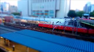 金山駅をミニチュアモードで撮影してみた