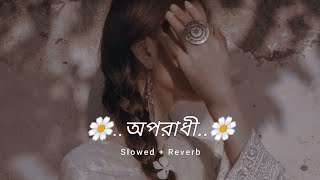 Oporadhi | অপরাধী | Arman Alif | Slowed And Reverb | Bengal Lofi Song