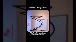 Explaining reality of perspective and how we look at object #prespective #4thdimension #object