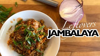 Jambalaya Recipe made with Boring Refrigerator Leftovers