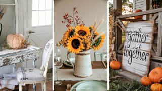 Farmhouse-Style Fall Decor Ideas You'll Love