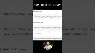 IELTS Two part essay #shorts