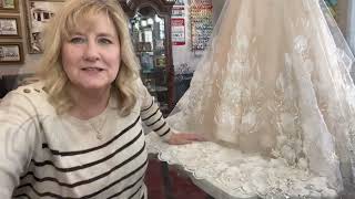How to Hem a Lace Wedding Gown: with Appliqués, Beadwork & Horse Hair