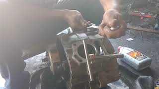 replace the damages connecting rod of yamaha stx 125..