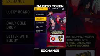 Naruto tokens exchange event Tamil🙂#freefire #freefiretamil #garenafreefire #newevent #tamilfreefire