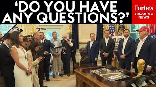 BREAKING NEWS: Trump Takes Multiple Questions From Reporters After FBI Raids John Bolton's Home