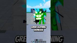 Green Lightning Showcase #dispecs #roblox #bloxfruits #bloxfruit
