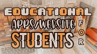 Educational Apps/Website For Students // Aesth YT