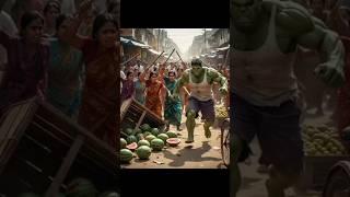 হাল্কের তরমুজের চমক! 🍉😱 | Hulk Funny Short Video #shuvo #aishorts #aivideo