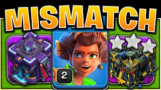 Single BEST Attack Strategy to Triple TH17 as TH15! (Clash of Clans)