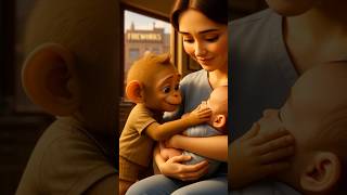 The Monkey Who Saved a Life . #animalstory #cute