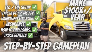 How To Start Your Box Truck Business in 2025 (FREE Guide to $100K/Year)