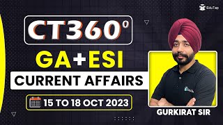 GA & ESI Current Affairs RBI NABARD SEBI Preparation | Current Affairs MCQs PDF | CT 360 by EduTap
