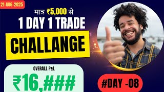 LIVE best intraday trading strategy  | #day910